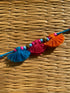 Blue Multi Tassels Patwa Anklet- 1pc